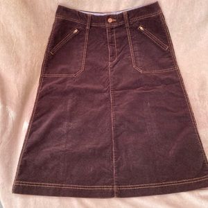 Eddie Bauer Corduroy Skirt